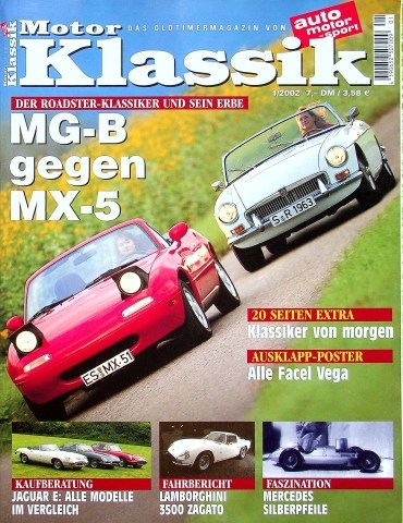 Deckblatt Motor Klassik (01/2002)